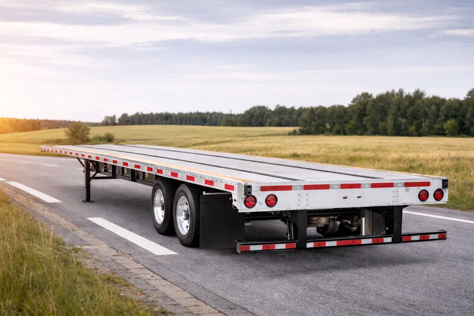 Flat bed trailer