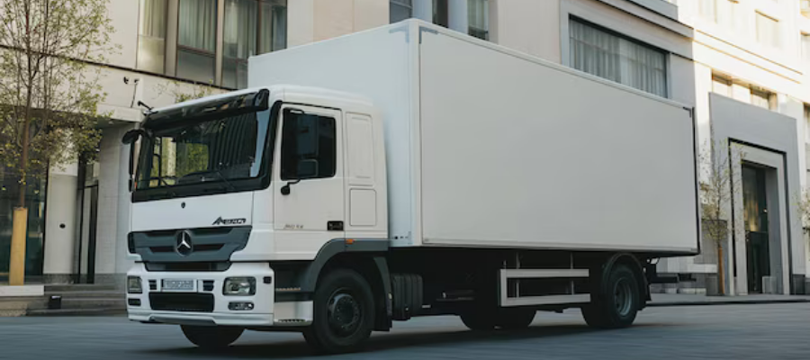 Dry box truck